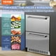 thumbnail image 1 of Refrigerador VEVOR bajo encimera 24 pulgadas 2 cajones diferente temperatura 4.87 pies cúbicos, 1 of 8