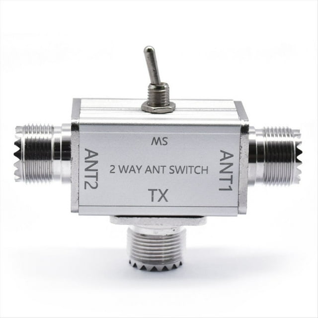 Nuevos Conmutadores Coaxiales de Antena CB/HAM de 2 Vías con Protección Sobretensión/, 100 W, 1-30 MHz, Manuales, BNC.