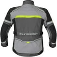 thumbnail image 2 of Tourmaster Mariner Laminated Mens Motorcycle Jacket Gray/Hi-Vis LG, 2 of 2