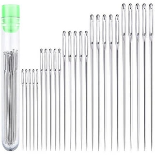 9 PCS Large Eye Stitching Needles - 3 Sizes Stitching Needles 3.5inch to  4.9inch Big Eye Hand Sewing Needles for Stitching and Crafting Projects