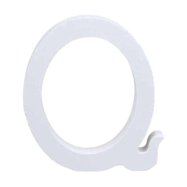 transemion 8cm 26 White Large Letters Alphabet Portable Lightweight Ornament Photography Props Wedding Party Home Decoration 16#