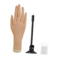 thumbnail image 4 of EHJRE Nail Practice Hand Nail Training Model with Suction Cup Base Female Mannequin Hand Simulation for Showcase Bracelet Beginners Right Hand, 4 of 8