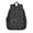 Black and Orange, variant on Black and White Leopard Print Pattern Backpack for School, Cute School Bag with Adjustable Shoulder Straps and Padded Back, 15"x11.42"x5.5"