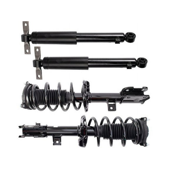 Front and Rear Shock Strut and Coil Spring Kit 4 Piece - Compatible with 2015 - 2018 Kia Sedona 2016 2017