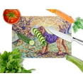 thumbnail image 2 of Carolines Treasures 7343LCB Autumn Airedale Terrier Glass Cutting Board- Large, 2 of 2
