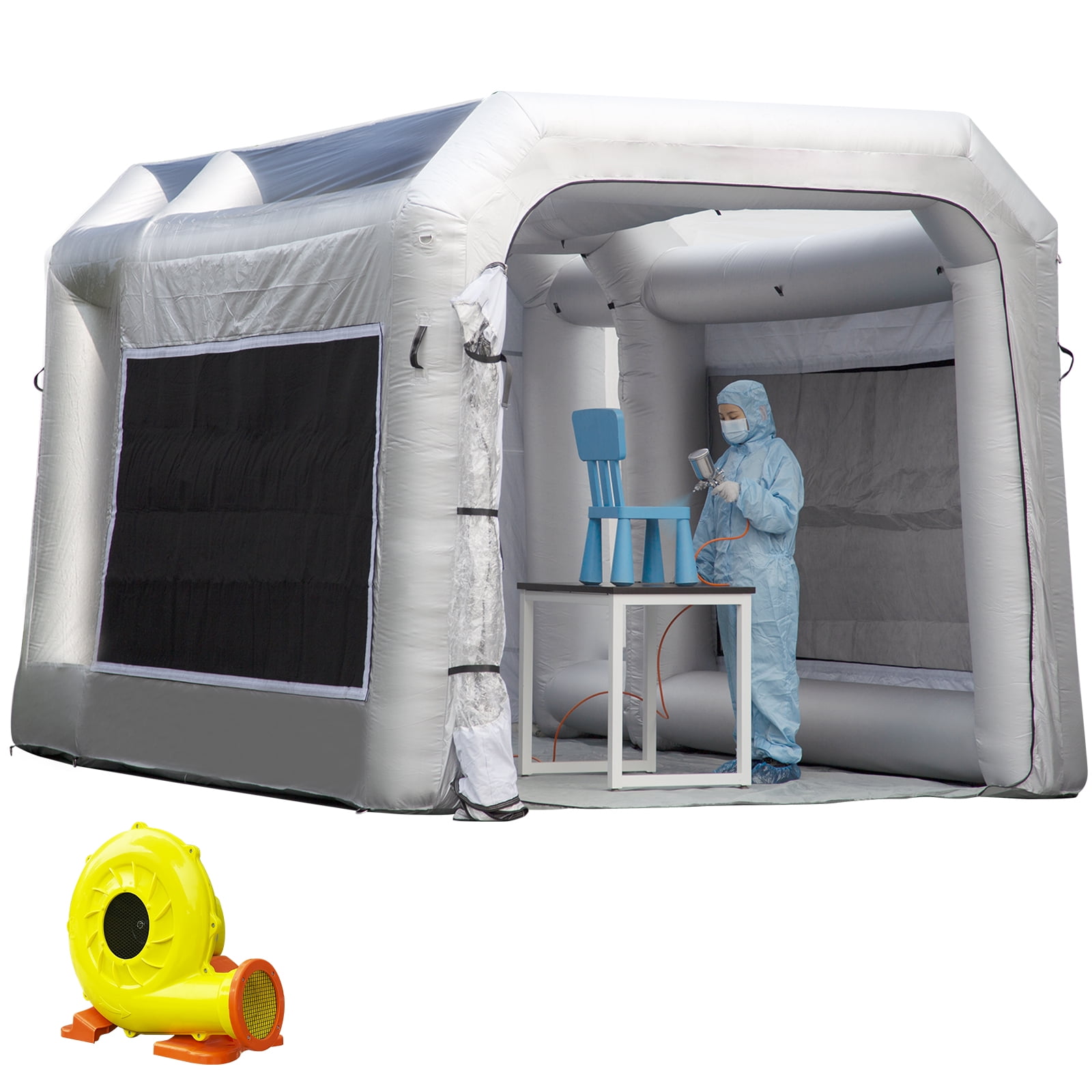 OZIS Portable Paint Booth 13X10X8Ft Upgrade Larger Filter System with