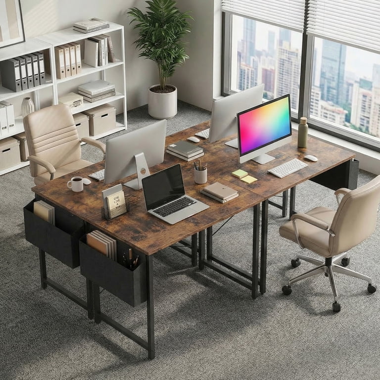 EDX 31-Inch Student Desk, Rustic Brown photo 2