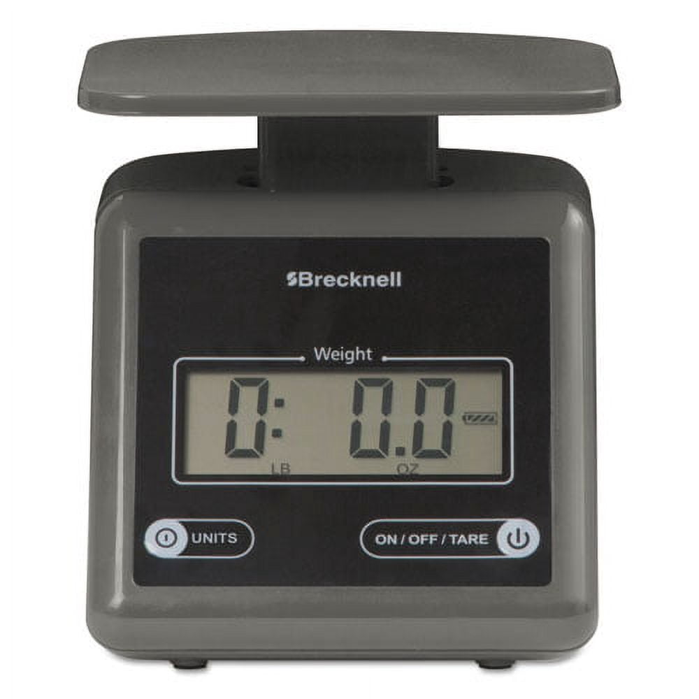 Electronic Postal Scale, 7 Lb Capacity, 5 1/2 X 5 1/5 Platform, Gray | Bundle of 5 Each
