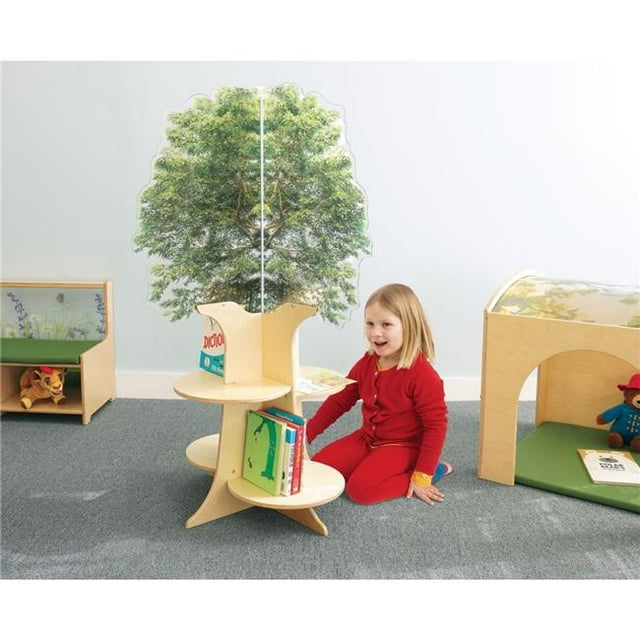 Whitney Brothers WB0551 Nature View Tree Book Shelf, Natural UV