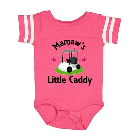 

Inktastic Golfing Mamaw Little Caddy Childs Golf Gift Baby Girl Bodysuit