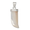 thumbnail image 4 of Collier Pendentif Breloque Griffe de Tigre en Argent Sterling 925 Nacre Animal Chat Grand, 4 of 8