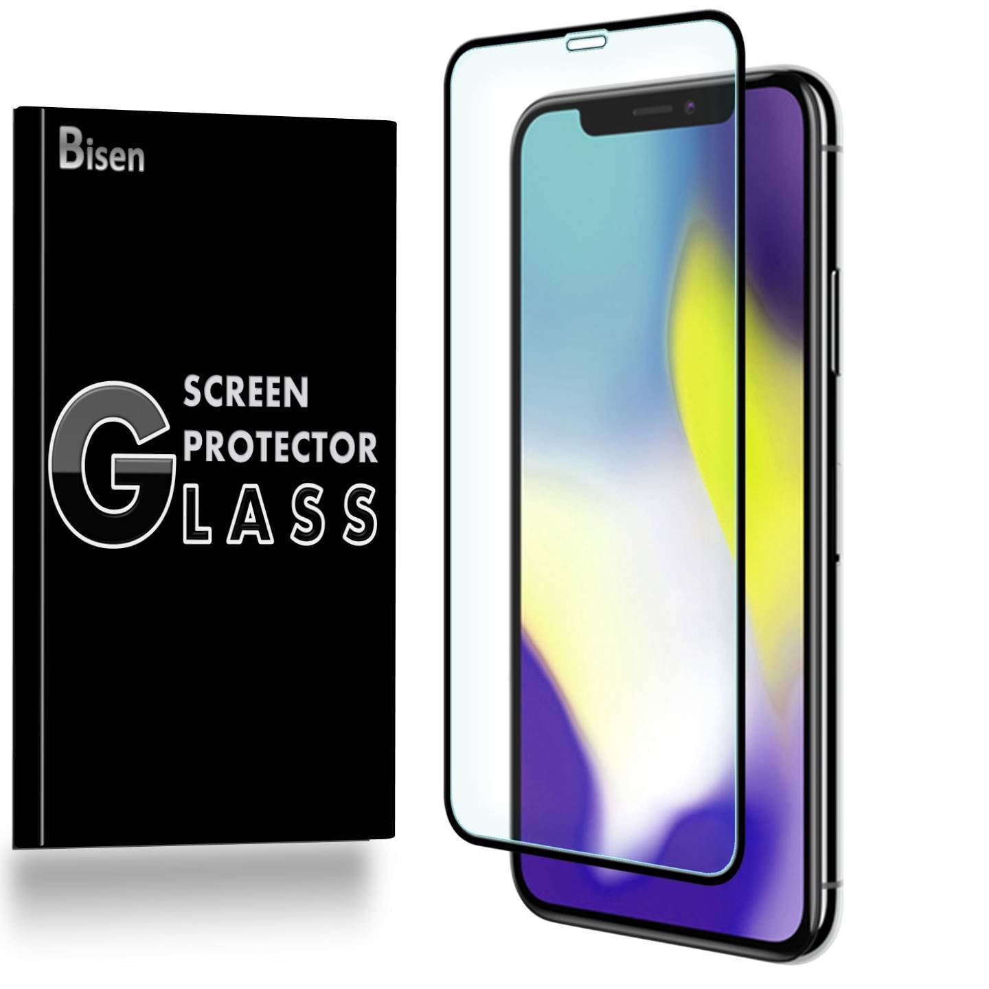 For iPhone 11 (2019) [BISEN] FULL COVER Tempered Glass Screen Protector, Anti-Scratch, Anti-Shock, Shatterproof, Bubble Free