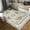 yellow, variant on Geetinfly 152cm x 213cm 100% Polyester Area Rugs, 350G Pile Weight, Total Weight 1160Gsm, Persian Design, Beautiful Dawn Dark Wine Red