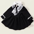 thumbnail image 5 of Mikilon Girl Long Sleeve Dress Cotton Casual Applique Christams Tunic Shirt Clothes, 5 of 9