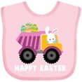 thumbnail image 3 of Inktastic Happy Easter Bunny Delivering Easter Eggs Boys or Girls Baby Bib, 3 of 4