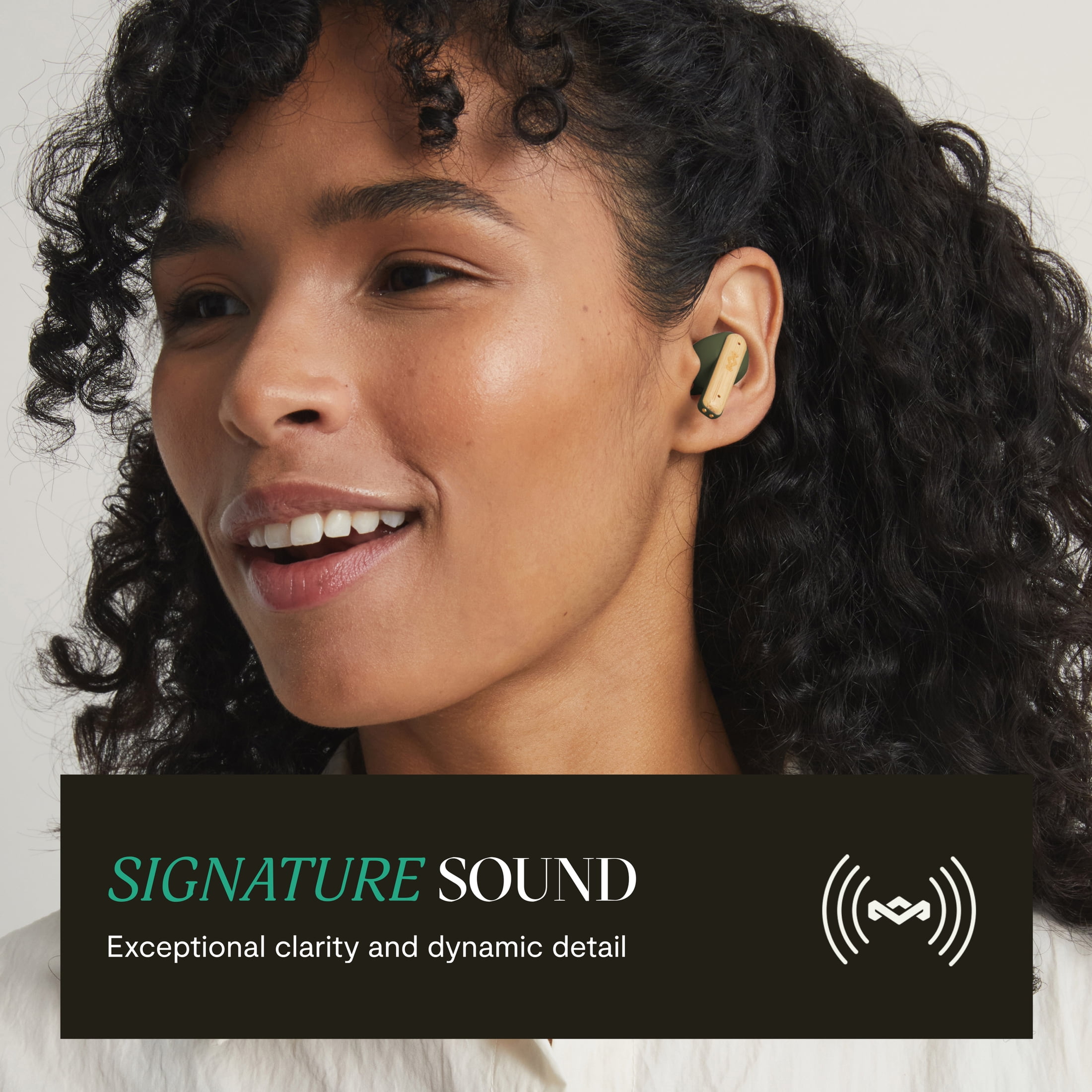 House of Marley Little Bird True Wireless Earbuds - Green