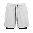 thumbnail image 6 of Rvwovn Men's 2-in-1 Lined Athletic Shorts with Compression Liner Lightweight Workout Running Shorts, 6 of 8