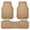 Beige, variant on CAR GRAND Premium Heavy Duty Rubber Car Floor Mats Deep Dish All Weather Water Proof Easy Clean Universal Trim Fit Sedan SUV Van Truck All Beige