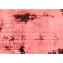 Ahgly Company Machine Washable Indoor Rectangle Persian Red Bohemian Area Rugs, 5' x 7'