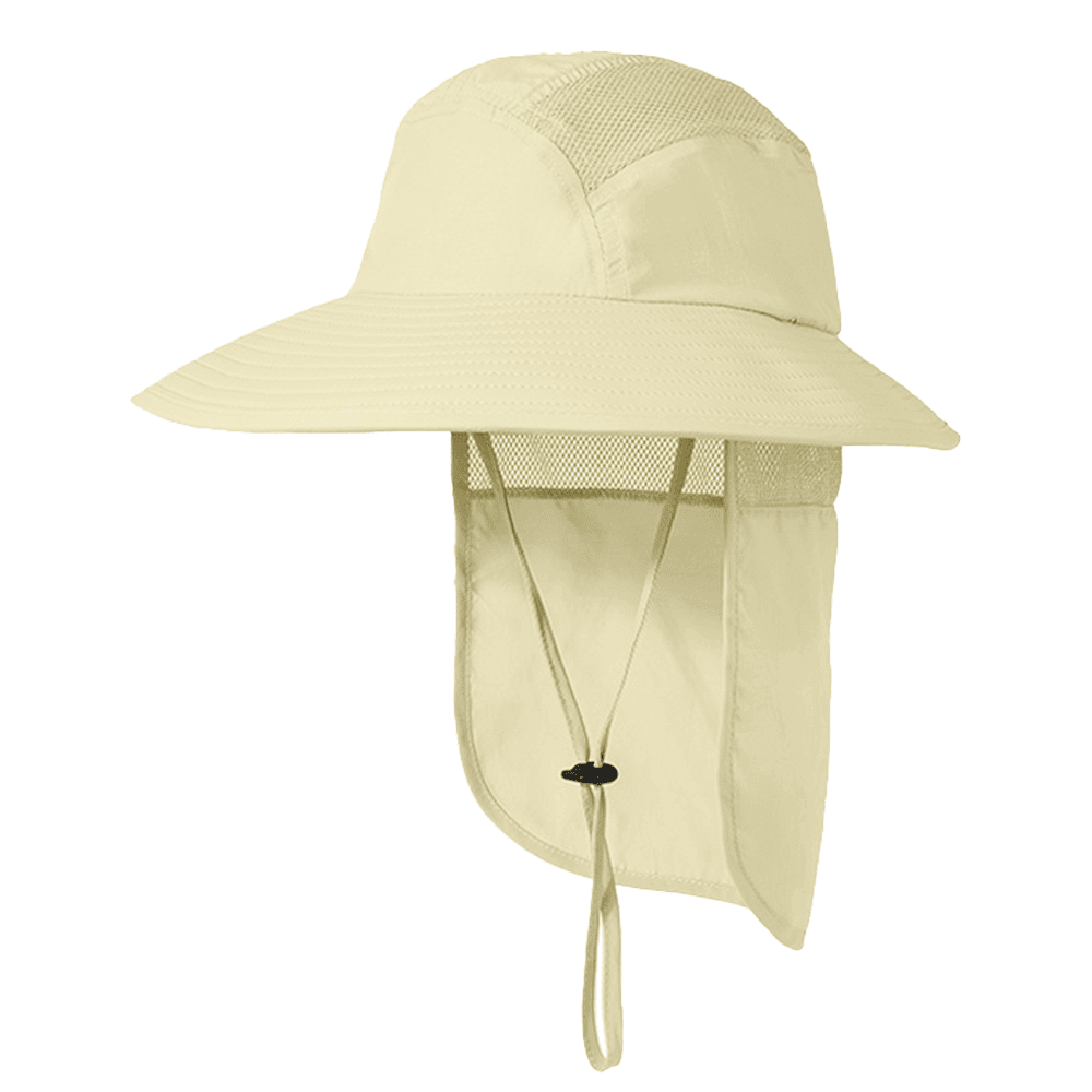 Fishing Hat Sun Cap with Neck Cover Flap, Sun Protection Baseball Cap