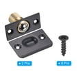 thumbnail image 3 of Unique Bargains Closet Door Ball Catch Ball Latch Adjustable Ball Catches Cabinet Door Beads Lock, Black 2 Pack, 3 of 5