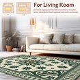 thumbnail image 2 of ODIKA 8' x 10' Machine Washable Non-Slip Area Rug, Middle Eastern Medallion High Traffic Rug, Beige, 361347, 2 of 7