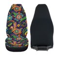 thumbnail image 6 of XYZCANDO Car Seat Covers Paisley Floral Set of 2 Auto Seat Covers Waterproof Sedan SUV Truck Durable Auto Accessories Car Front Seat Covers, 6 of 10