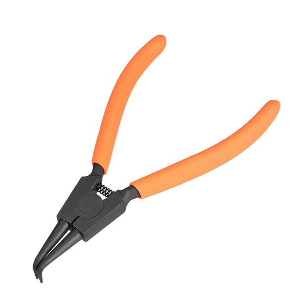 External Retaining Ring Pliers 90 Degree Bent Snap Ring Pliers Precision Circlip  Pliers 6 Inch 