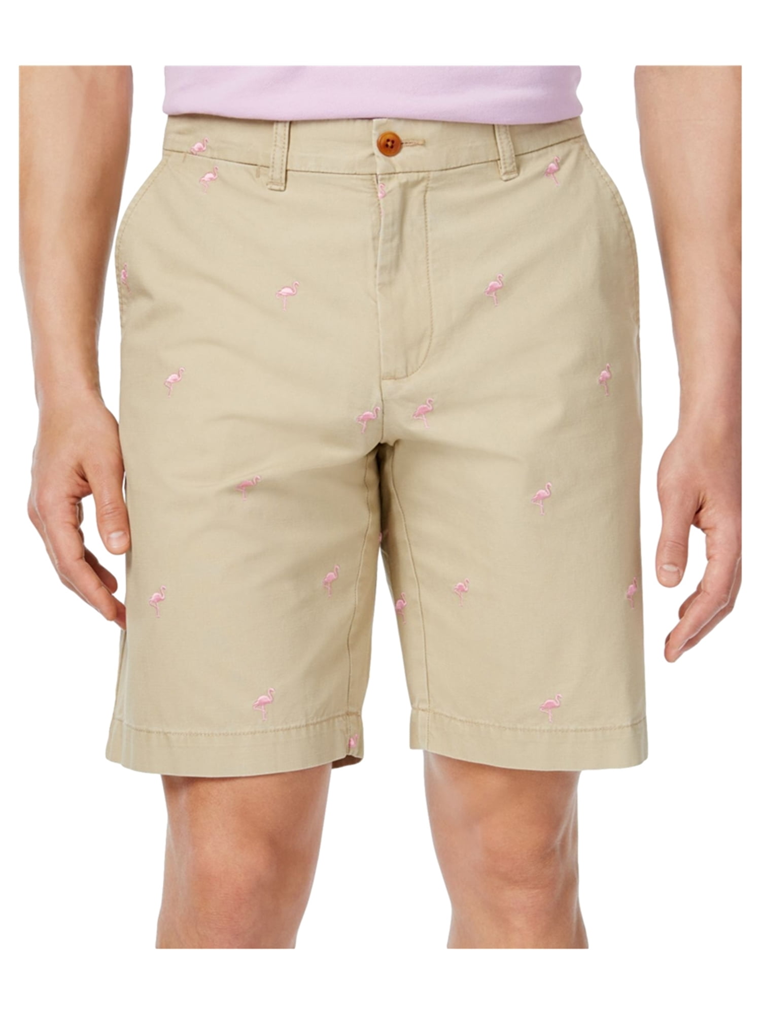 tommy hilfiger men's khaki shorts