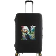 thumbnail image 1 of Housses de Valise Housse de Protection Valise de Voyage Anti-Rayures Housse Anti-Poussière Réutilisable Housse Anti-Poussière Lavable Motif Imprimé Poisson Lettre 8poisson Lettre N TG, 1 of 6