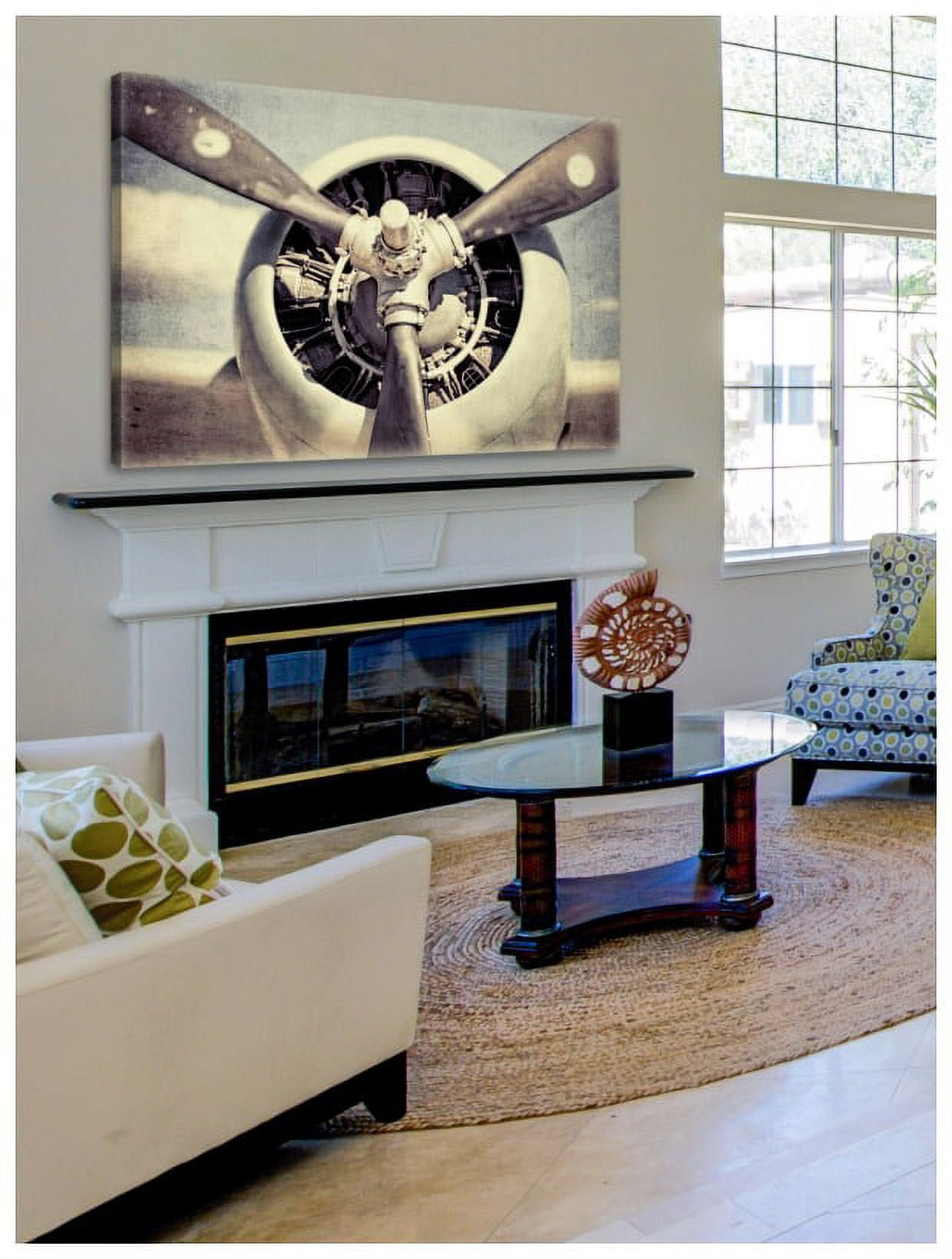 "Altitude 5" Painting Print on Wrapped Canvas