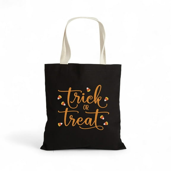 Personalization Mall Trick or Treat Halloween Treat Bag, Candy Corn