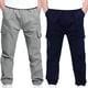 thumbnail image 1 of Cowsor 2PC Boys Cargo Sweatpants Casual Hiking Pants Joggers Athletic Trousers Cotton Loose Straight Pants for Men, 1 of 3