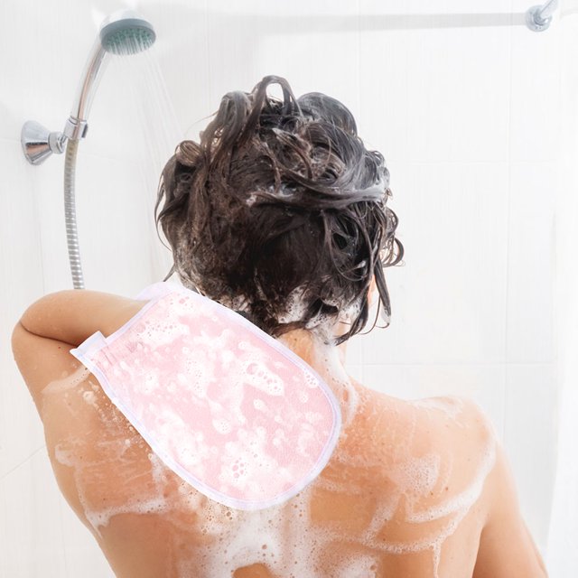 unbranded 2 De Toallas Exfoliantes Para Ducha Con Guantes De Y Espuma