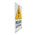 thumbnail image 3 of Letrero Pared Peligro Electricidad Plástico 35 Cm, 3 of 3