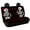 Skeleton Couple Rose Theme, variant on Chririnla American Flag Print Stretchy Bench Seat Covers for Automotive Interior, Non-Slip Car Back Seat Cover Easy to Install Car Seat Covers