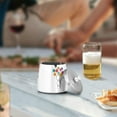 thumbnail image 5 of Yayeee Ashtray with Lid for Cigarette Smokeless Stainless Steel Home Ash Holder, Colorful Flower, 5 of 7