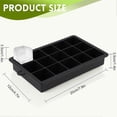 thumbnail image 3 of Ice Cube Trays,15 Square Ice Cube Tray with Lid,3 Pack Ice Cube Moulds Set,Ice Molds Silicone,Ice Cube Maker,Large Ice Trays for Whiskey Freezer Conta, 3 of 5