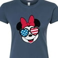 thumbnail image 3 of Disney - Minnie Flag Glasses - Juniors Fitted Graphic T-Shirt, 3 of 5