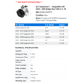 thumbnail image 2 of A/C Compressor 1 - Compatible with 2003 - 2008 Dodge Ram 1500 5.7L V8 2004 2005 2006 2007, 2 of 2