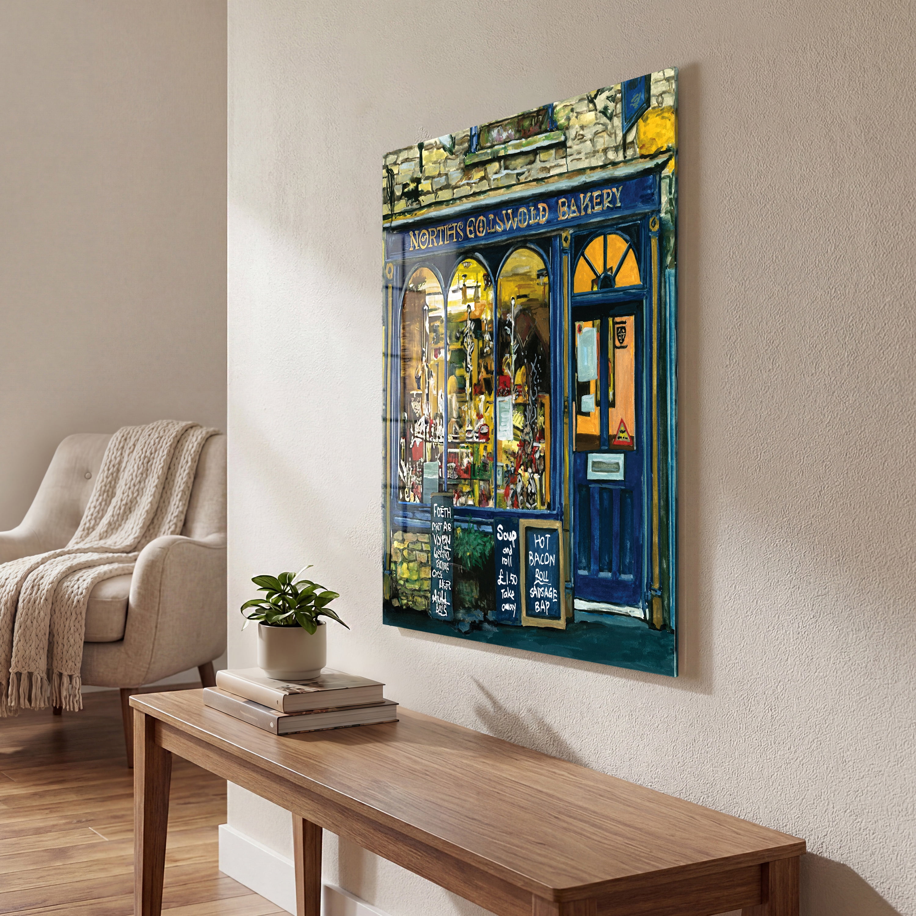 Empire Art Direct Spot IV Frameless Free Floating Tempered Glass Panel Graphic Wall Art, 38" x 38" x 0.2", Ready to Hang