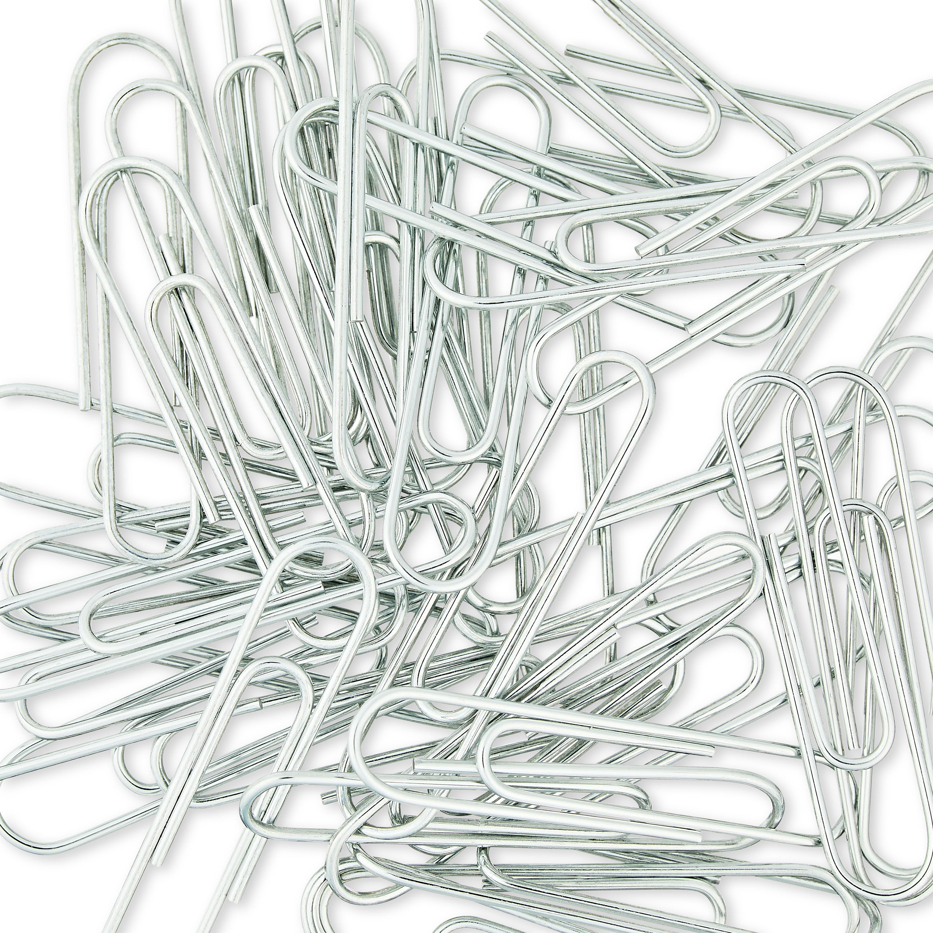 (6 pack) Pen+Gear No. 1 Size Smooth Paper Clips, Silver, 100 Count