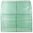 thumbnail image 3 of ENTU 3 Tier Lean-To Portable Greenhouse Heavy Duty Indoor Outdoor Garden Greenhouse Wire Shelves 2 Roll-Up Zipper Doors 79x39x83 inch PE Weatherproof Cover, 3 of 10