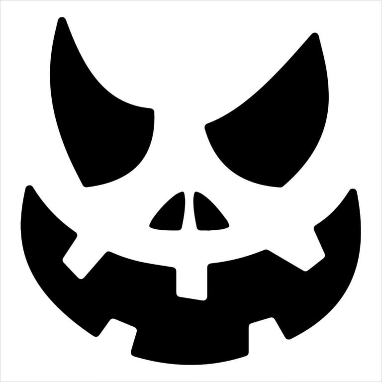 Scary Jack O Lantern Stencil Free Scary Jack O Lantern Stencil Free