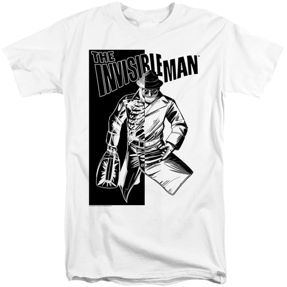 Universal Monsters Who I Am S/S Adult Tall 18/1 T-Shirt White