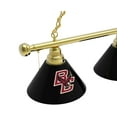 thumbnail image 2 of Boston College 3 Shade Billiard Light with Brass Fixture, 2 of 5