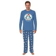 thumbnail image 3 of Blue Penguin Matching Dog And Owner Pajamas Christmas, Long Sleeve Pajamas With Pockets, 3 of 7