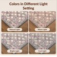 thumbnail image 7 of Design&I 8'x10' Washable Area Rug Snag-Free Coquette Vintage Rosette Border Ribbon Lattice Delicate Pink Flowing Dynamic for Dining Room, Large Office, Lounge, 7 of 7