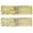 Gold & Gold, variant on INSPIRE CHIC Women's Belt Ladies Sequins Decor Metal Interlocking Buckles Elastic Waist Belt Gold & Gold