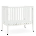 thumbnail image 3 of (2 pack) Delta Children Lee Portable Folding Mini Crib with 1.5-Inch Mattress - Greenguard Gold Certified, Bianca White, 3 of 18